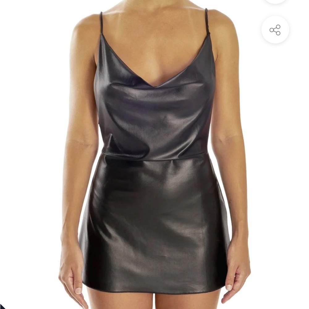 Heart of sun LADY LADY DRESS JET BLACK SATIN